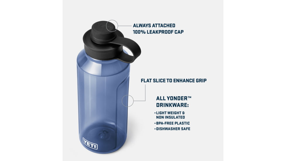 Yeti Yonder 1.5L Tether Bottle, Navy, 1.5 Liter, 21071502341