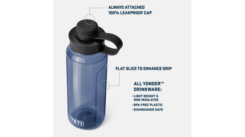 Yeti Yonder 1L Tether Bottle, Navy, 1 Liter, 21071502378