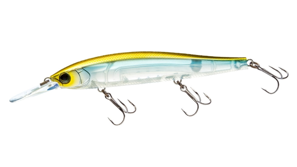 Yo-Zuri 3DB Jerkbait 110 Deep Suspending Lure, 110mm, 4-3/8in, Ghost Pearl Shad, R1372 GSPS