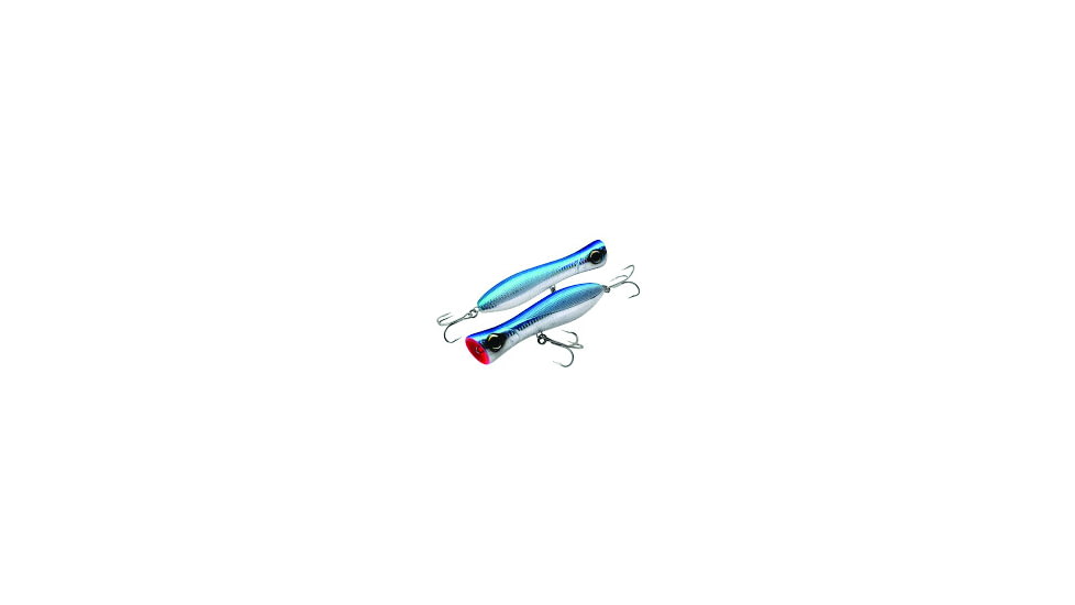 Yo-Zuri Bull Pop Floating Popper, 6in, 2 1/2 oz, Blue, R1154CHB