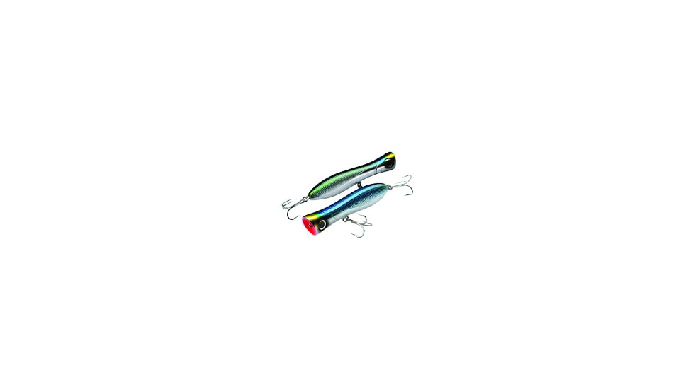 Yo-Zuri Bull Pop Floating Popper, 6in, 2 1/2 oz, Chrome Sardine, R1154CIW