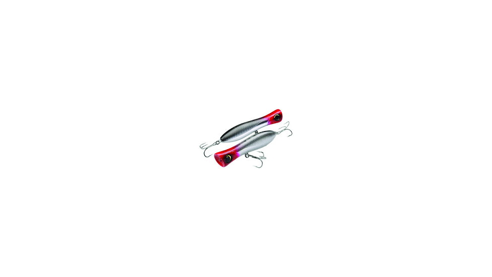 Yo-Zuri Bull Pop Floating Popper, 6in, 2 1/2 oz, Red Head, R1154CRH