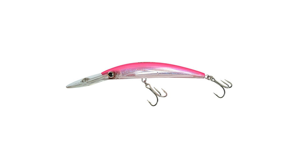 Yo-Zuri Crystal 3D Minnow Deep Diver Luge, 130mm, Fluorescent Pink, F1153 PK