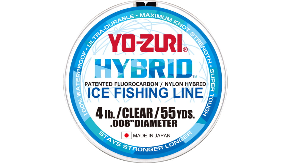 Yo-Zuri Hybrid Ice Line, Clear, 2lb 55Yd, 2HBICE55YDCL