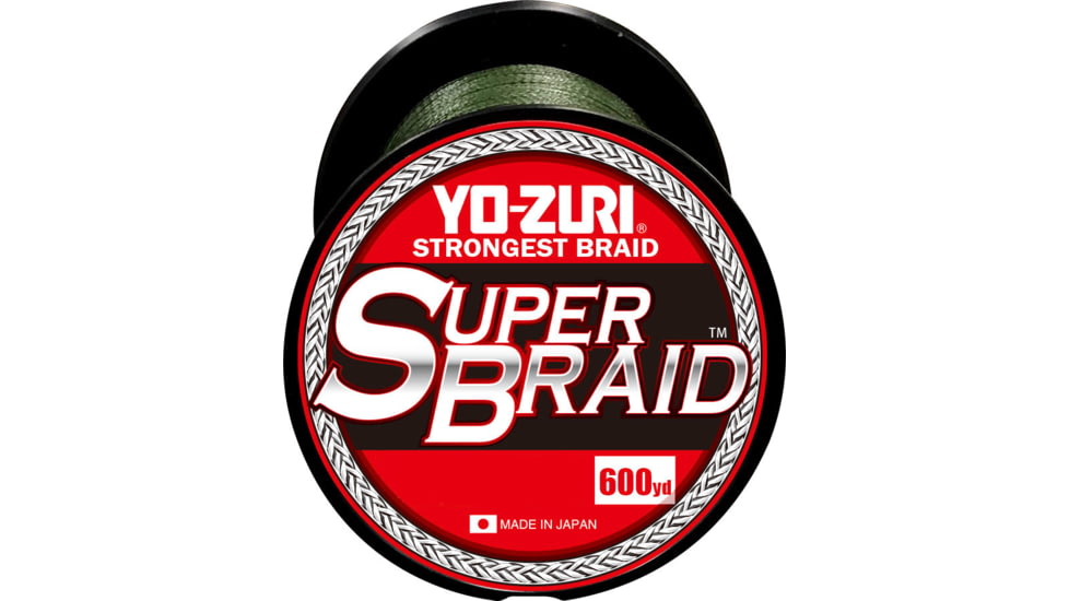 Yo-Zuri SuperBraid Line 600 yd, 50 lb, Dark Green, YZ SB 50LB DG 600YD