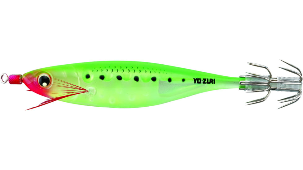 Yo-Zuri Ultra Bait Squid Jig, 3 3/4in, 5/16 oz, Luminous Green, A1683LM