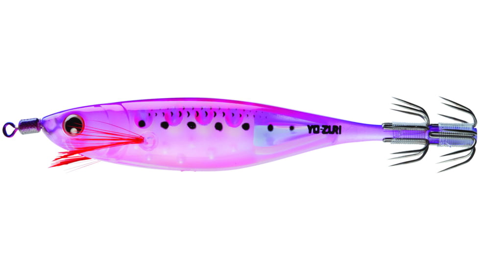 Yo-Zuri Ultra Bait Squid Jig, 3 3/4in, 5/16 oz, Luminous Pink, A1683LP