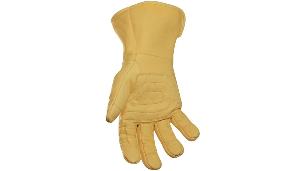 Youngstown Glove Company FR Leather Utility Lined w/ Kevlar Wide-Cuff, Tan, Large 12-3275-60-L