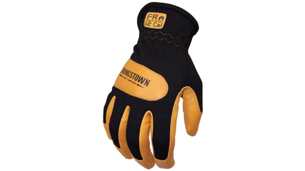 Youngstown Glove Company FR Mechanics Hybrid, Tan/Black, 3XL 12-3270-80-3XL