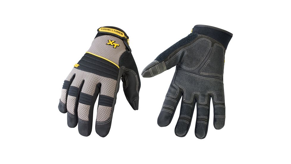 Youngstown Glove Company Pro XT Gloves, Grey/Black, XX-Large 03-3050-78-XXL