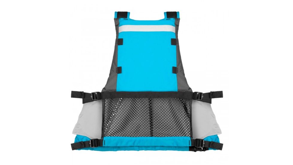 Yukon Charlie's Epic Paddle Life Vest, Carbon/Light Blue, Small/Medium, 13008-04-C-LB