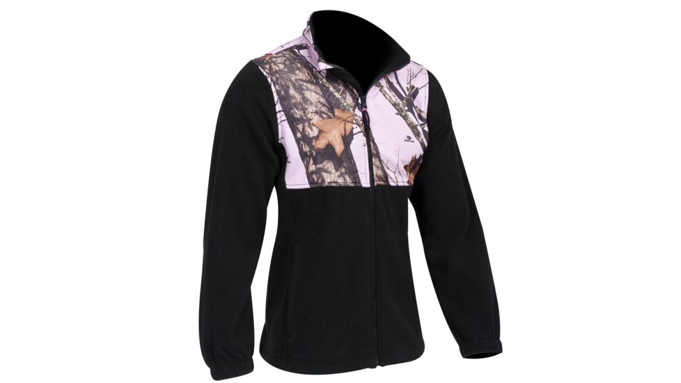 Yukon Gear Ladies Casual Fleece Jacket Mossy Oak Pink - Small 071490