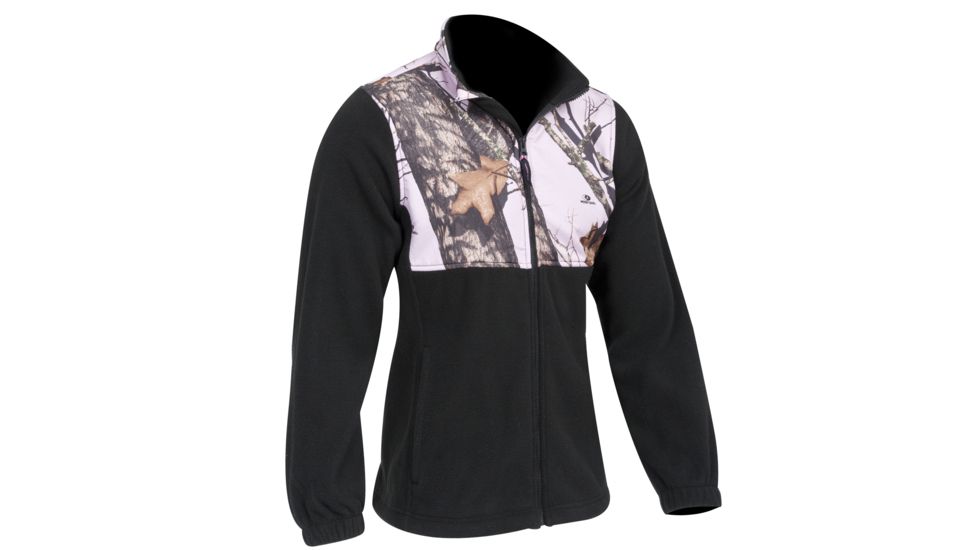 Yukon Gear Ladies Casual Fleece Jacket Mossy Oak Pink - X-Large 071493