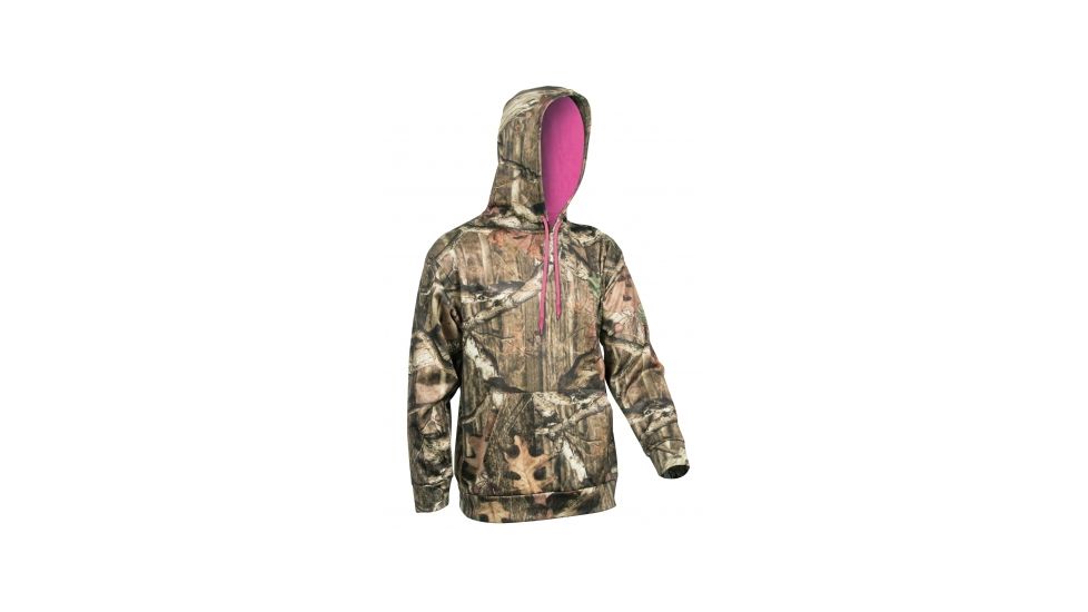 Yukon Gear Ladies Performance Hoodie Sweatshirt, Break Up Infinity/Pink, Small 126606
