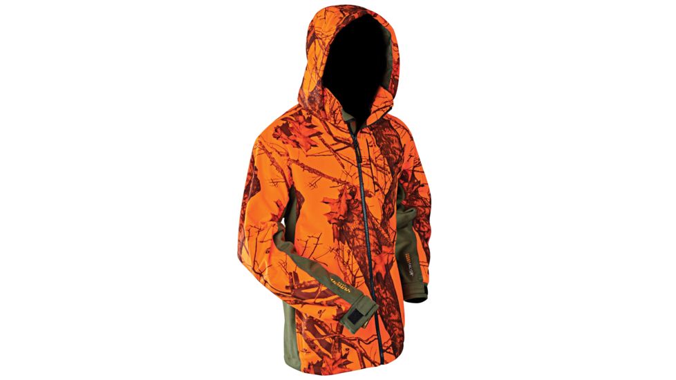 Yukon Gear Scent Factor Jacket, Blaze/Forest Green Accents, Medium 121702