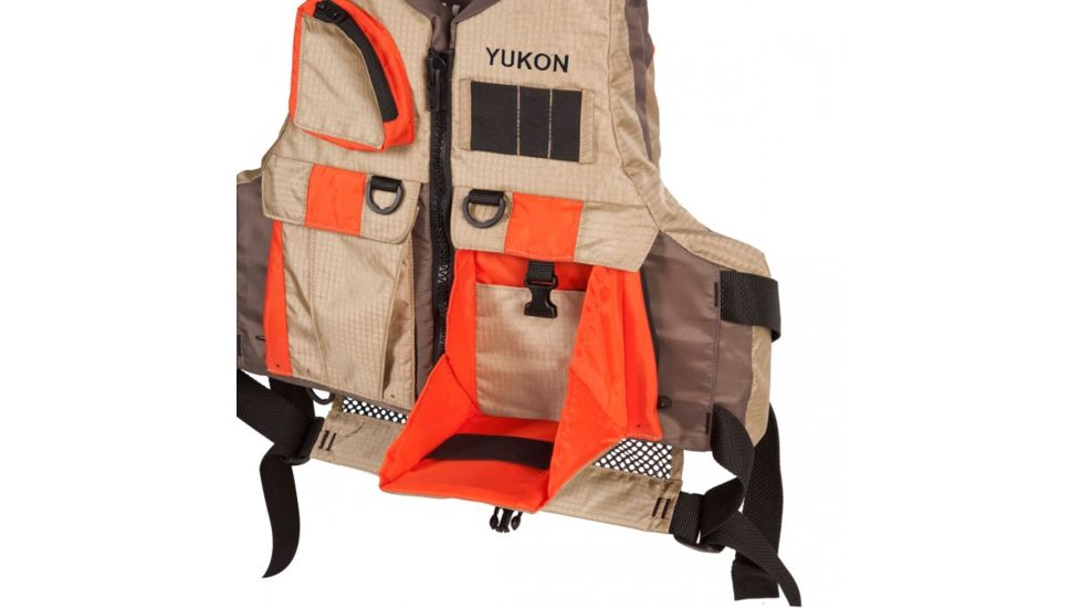 Yukon Charlie's Livery Paddle Life Vest, Tan, Universal, 13006-15-A-TA