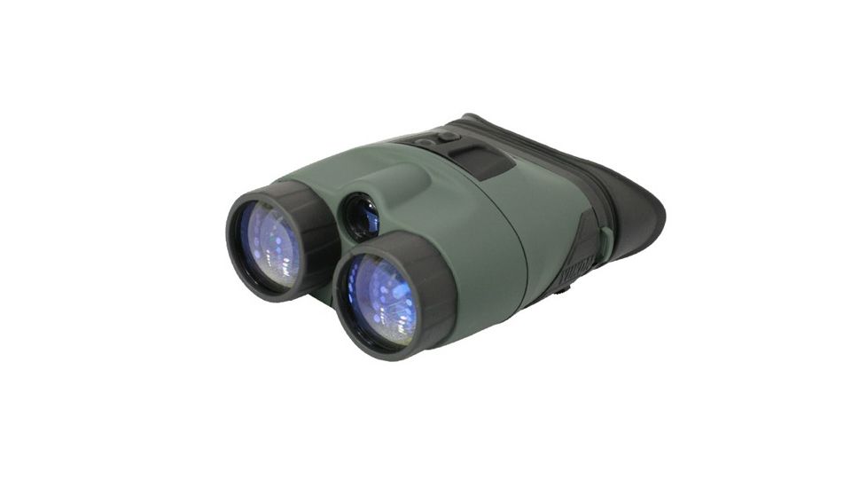 Yukon Nvb Tracker 3X42 Advanced Night Vision Rubber Armored Binocular W/ Dual Range Infrared Illuminator, Black, 3x42 NVBNVB342