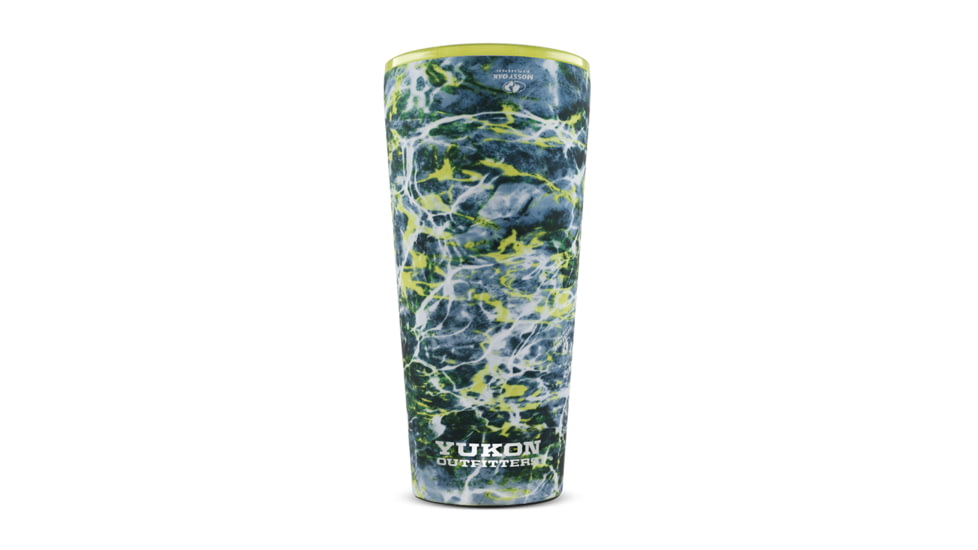 Yukon Outfitters 32oz Double Pint, Mossy Oak Wakeform Yellowtail, YDP32MYT