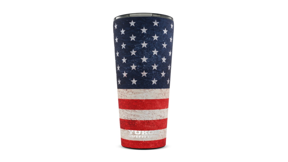 Yukon Outfitters 32oz Double Pint, USA Flag, YDP32USA