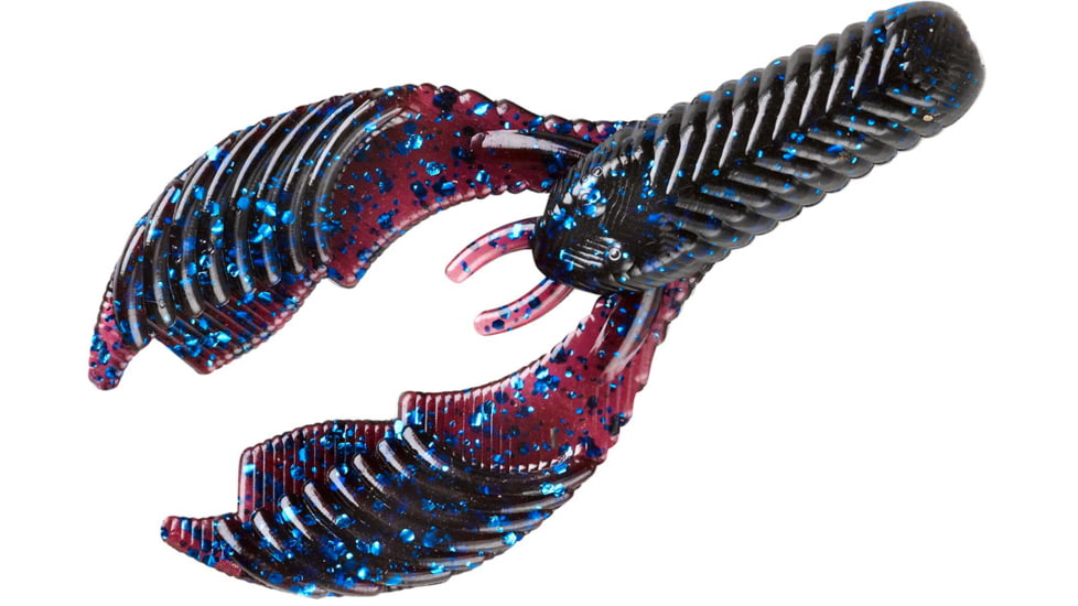 Yum Craw Chunk Bait, 8 Pack, 2.75in, Blue Fleck, YCCK269