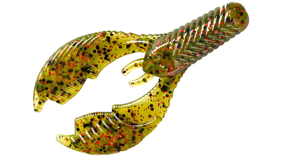 Yum Craw Chunk Bait, 8 Pack, 2.75in, Watermelon Red, YCCK202