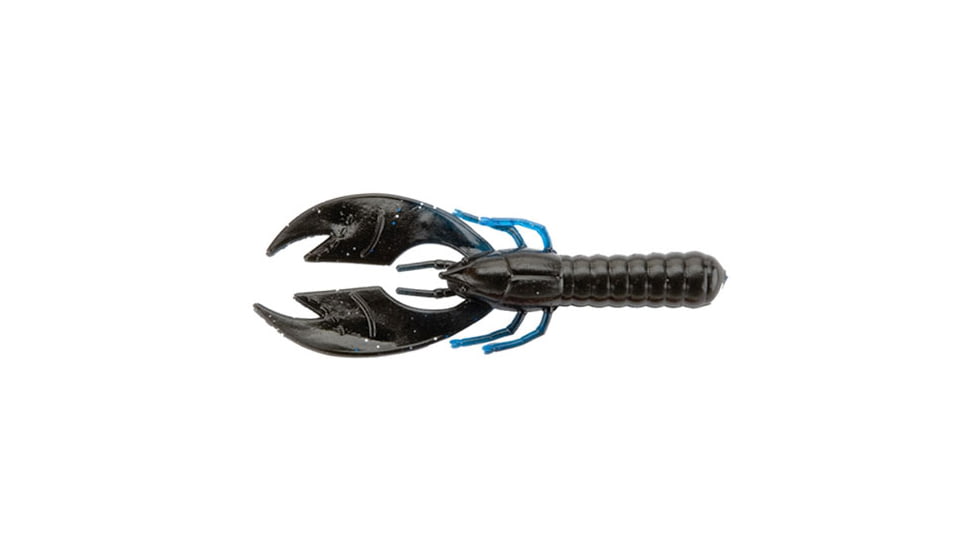 Yum Craw Papi, 12 Pack, 2.75in, Black Blue Shadow 1, YCRP2143