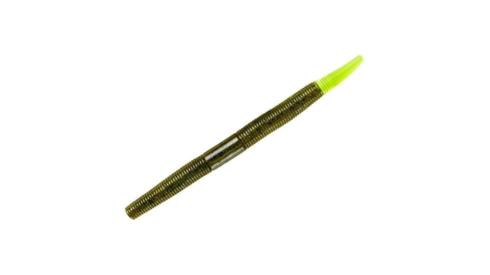 Yum Dinger, 6 Pack, 6in, Green Pumpkin Chart, YDG659