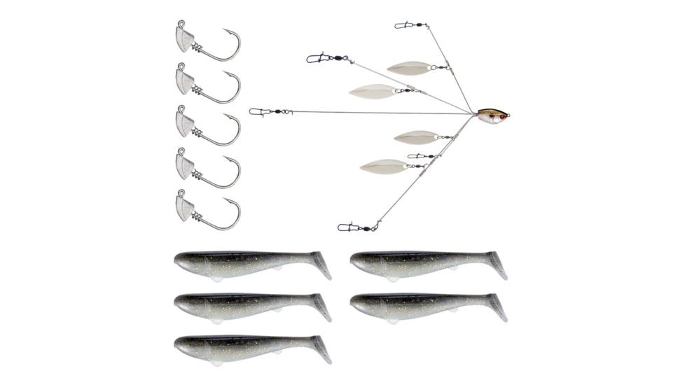 Yum Scottsboro 3 5 WIRE-RNBOW SHAD, YSTS3KIT5-804