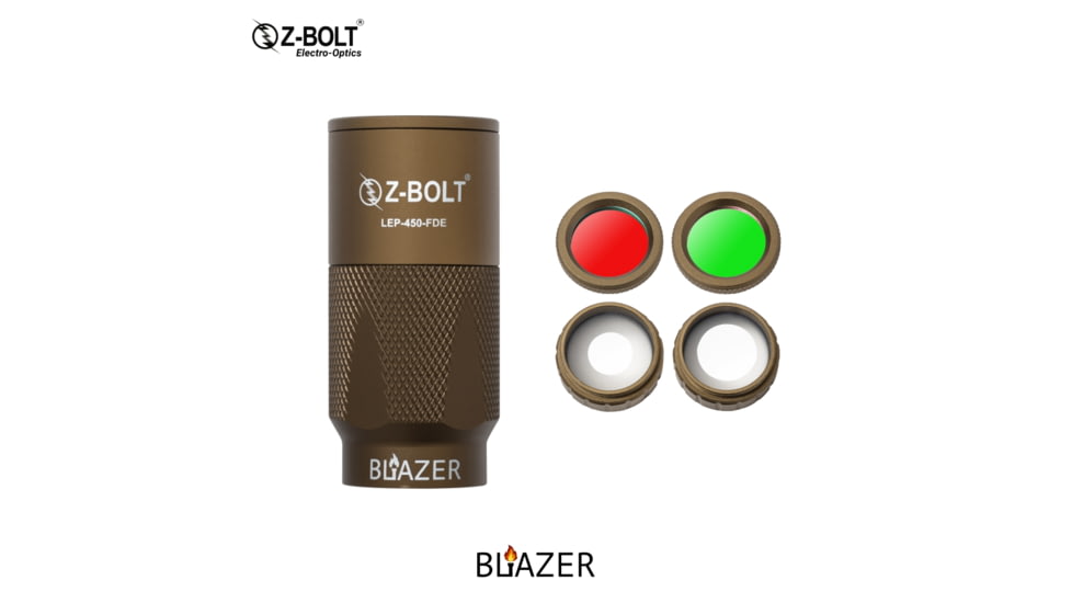 Z-Bolt Blazer LEP Weapon Light - Conversion Head for M600DF, Modlite LEDs, FDE, LEP-450-HEAD-FDE