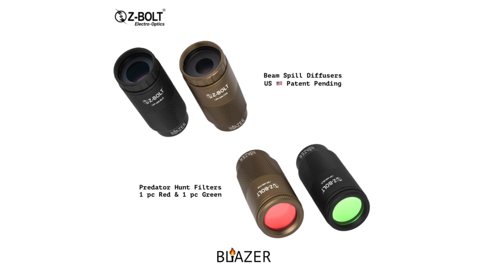 Z-Bolt Blazer LEP Weapon Light - Conversion Head for M600DF, Modlite LEDs, FDE, LEP-450-HEAD-FDE