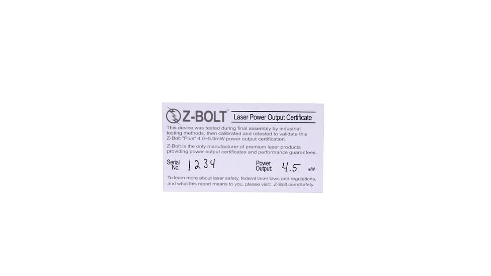Z-Bolt D-5-G Duet Emerald Blue Pointer, Tru Green Laser, Dual Switch, FDA Class 3A, Green, Small, D-5-G