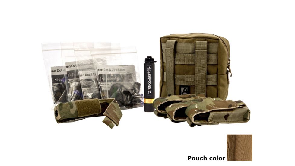 Z-Bolt Infrared Dot &amp; Line Laser w/ Soft Case, 4 Pack, Coyote Brown, IR, C-TRIP-10ir-KIT-4-CB-SP
