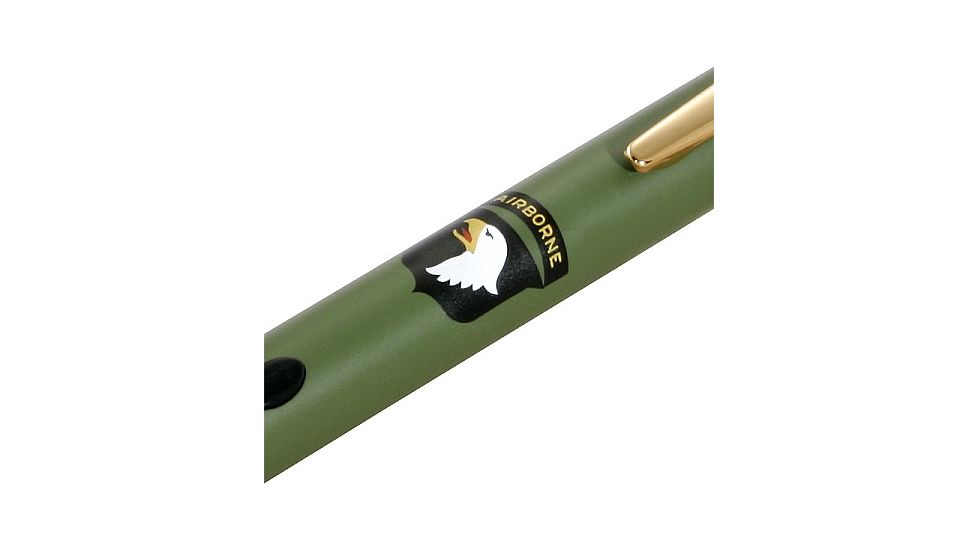 Z-Bolt Military Pride Laser Pointer, Green, 101st Airborne Division Screaming Eagles, Emerald Green, MBP-5-ARMY-101stAB