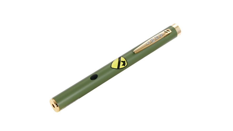 Z-Bolt Military Pride Laser Pointer, Green, 1st Cavalry Division The First Team, Emerald Green, MBP-5-ARMY-1stCAV
