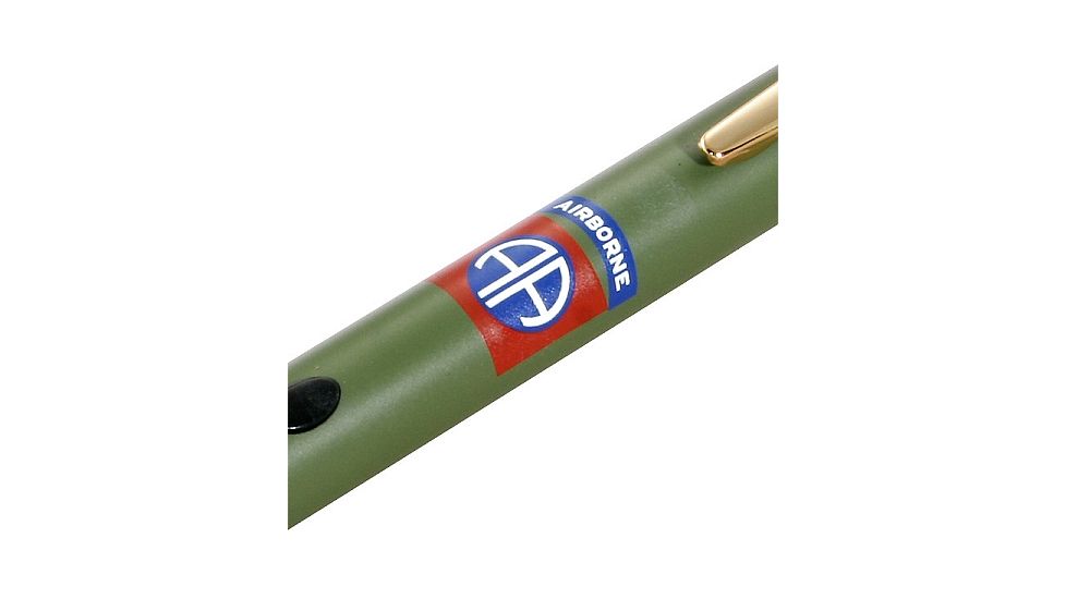Z-Bolt Military Pride Laser Pointer, Green, 82nd Airborne Division All American, Emerald Green, MBP-5-ARMY-82ndAB