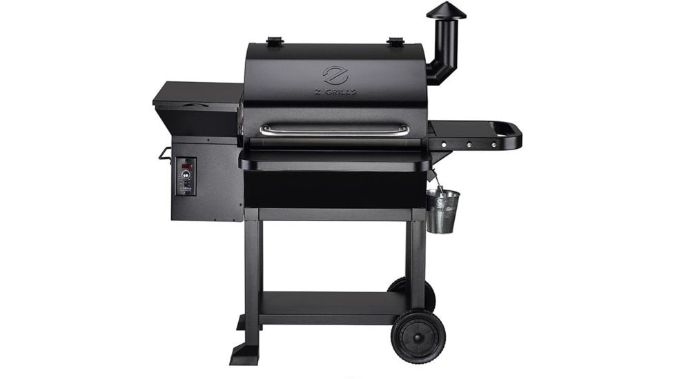 Z Grills 10002B 8in1 Wood Pellet Grill - Smoker, Black, Large, ZPG-10002B