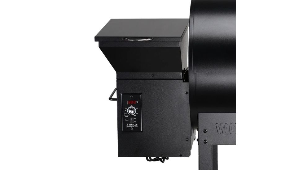 Z Grills 7002B 8-in-1 Wood Pellet Grill, BBQ &amp; Smoker, Black, ZPG-7002B
