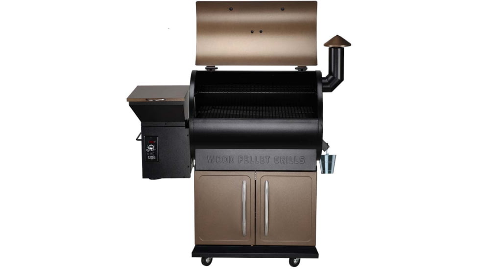 Z Grills 700D 8in1 Wood Pellet Grill - Smoker, Bronze/Black, Large, ZPG-700D
