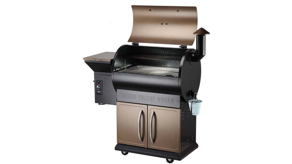 Z Grills 700D 8in1 Wood Pellet Grill - Smoker, Bronze/Black, Large, ZPG-700D