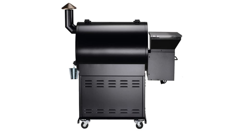 Z Grills 700E 8-in-1 Wood Pellet Grill, BBQ &amp; Smoker, Black/Silver, ZPG-700E