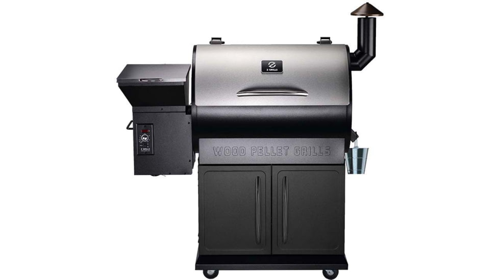 Z Grills 700E Master 8in1 Wood Pellet Grill - Smoker, Silver/Black, Large, ZPG-700D2E