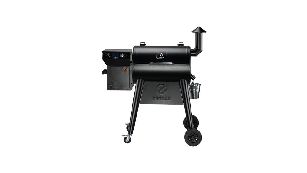 Z Grills Pioneer Wood Pellet Grill &amp; Smoker, Black, Medium, ZPG-450B