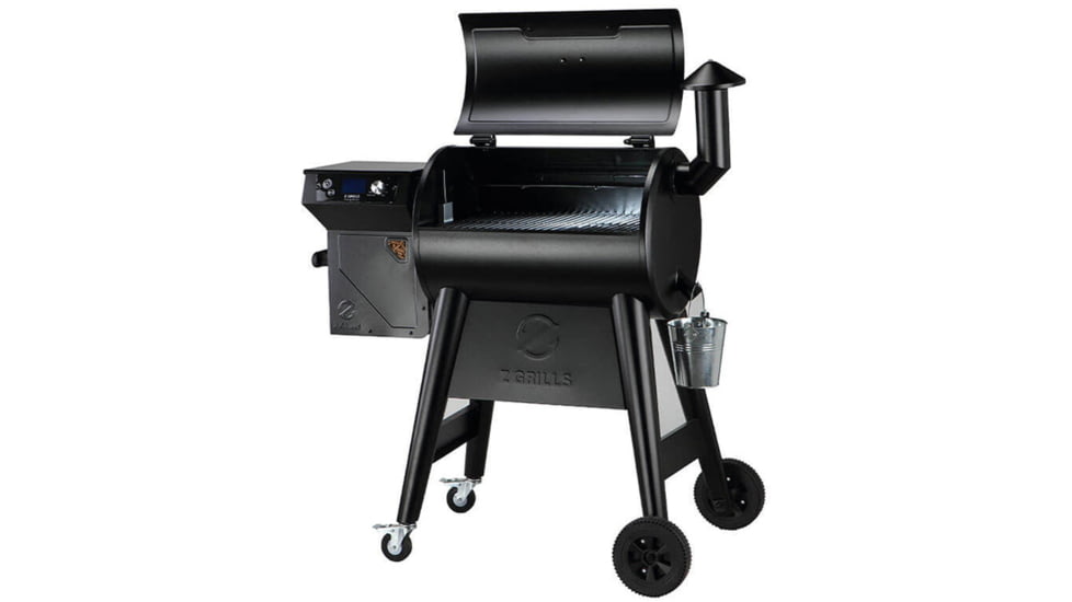 Z Grills Pioneer Wood Pellet Grill &amp; Smoker, Black, Medium, ZPG-450B