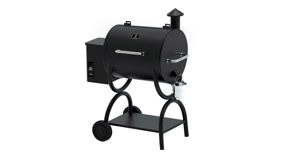Z Grills ZPG-550A 8-in-1 Wood Pellet Grill, BBQ &amp; Smoker, 40x25x48in, Black, Medium, ZPG-550A