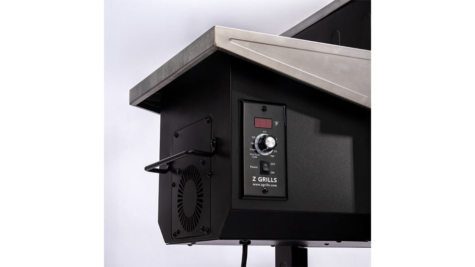 Z Grills ZPG-6002B4E Wood Pellet Grill &amp; Smoker, Sliver/Black, Medium, ZPG-6002B4E