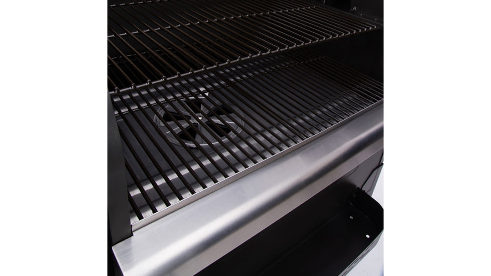 Z Grills ZPG-6002B4E Wood Pellet Grill &amp; Smoker, Sliver/Black, Medium, ZPG-6002B4E