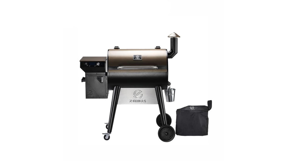 Z Grills ZPG-7002C Wood Pellet Grill &amp; Smoker, Brown/Black, Medium, ZPG-7002C
