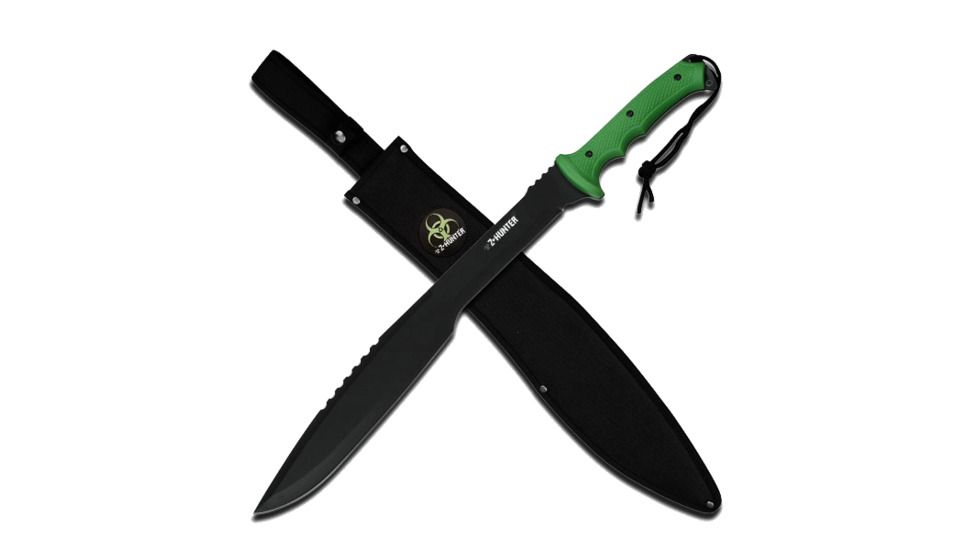 Z-Hunter 25in. Zombie Machete Top Serrated ZB 011