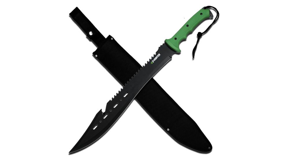 Z-Hunter 25in. Zombie Machete with holes JM 030A
