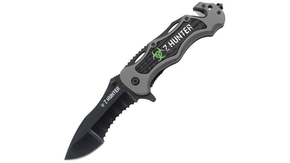 Z-Hunter Rescue Linerlock A/O Gray Knife ZB018GY